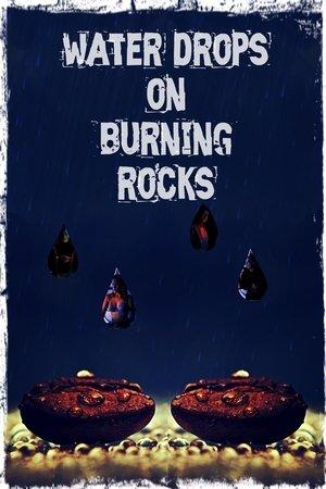 Poster - Краплі дощу на розпечених скелях